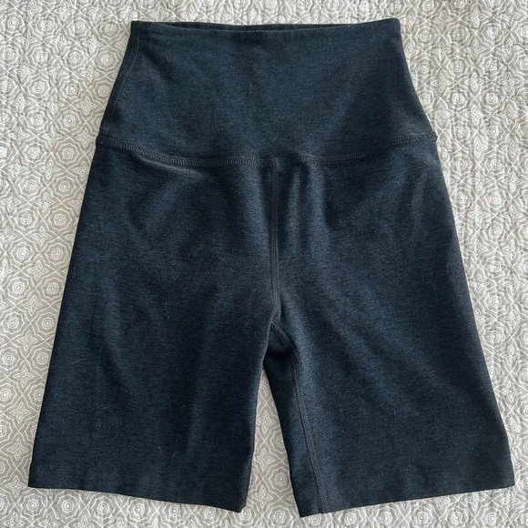 Beyond Yoga Spacedye High Waisted Biker Shorts Darkest Night Size S - Picture 4 of 11